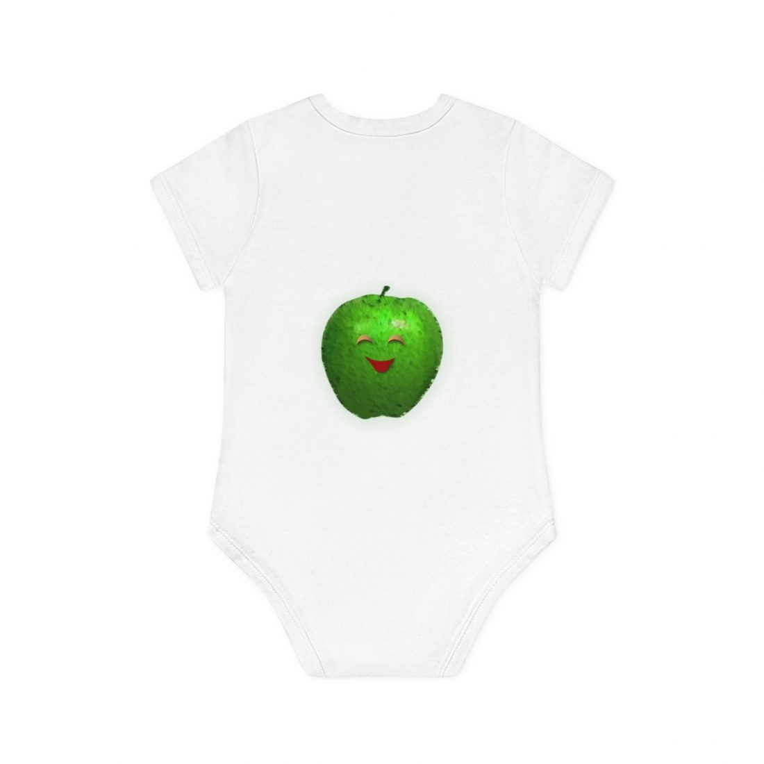 Apple of my Eye Organic Cotton Baby Onesie - Image 3