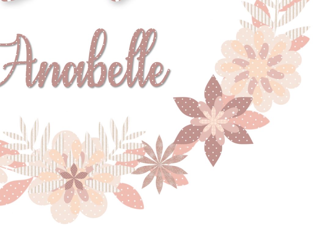 Bambi Letter & Name Print Set Boho Florals