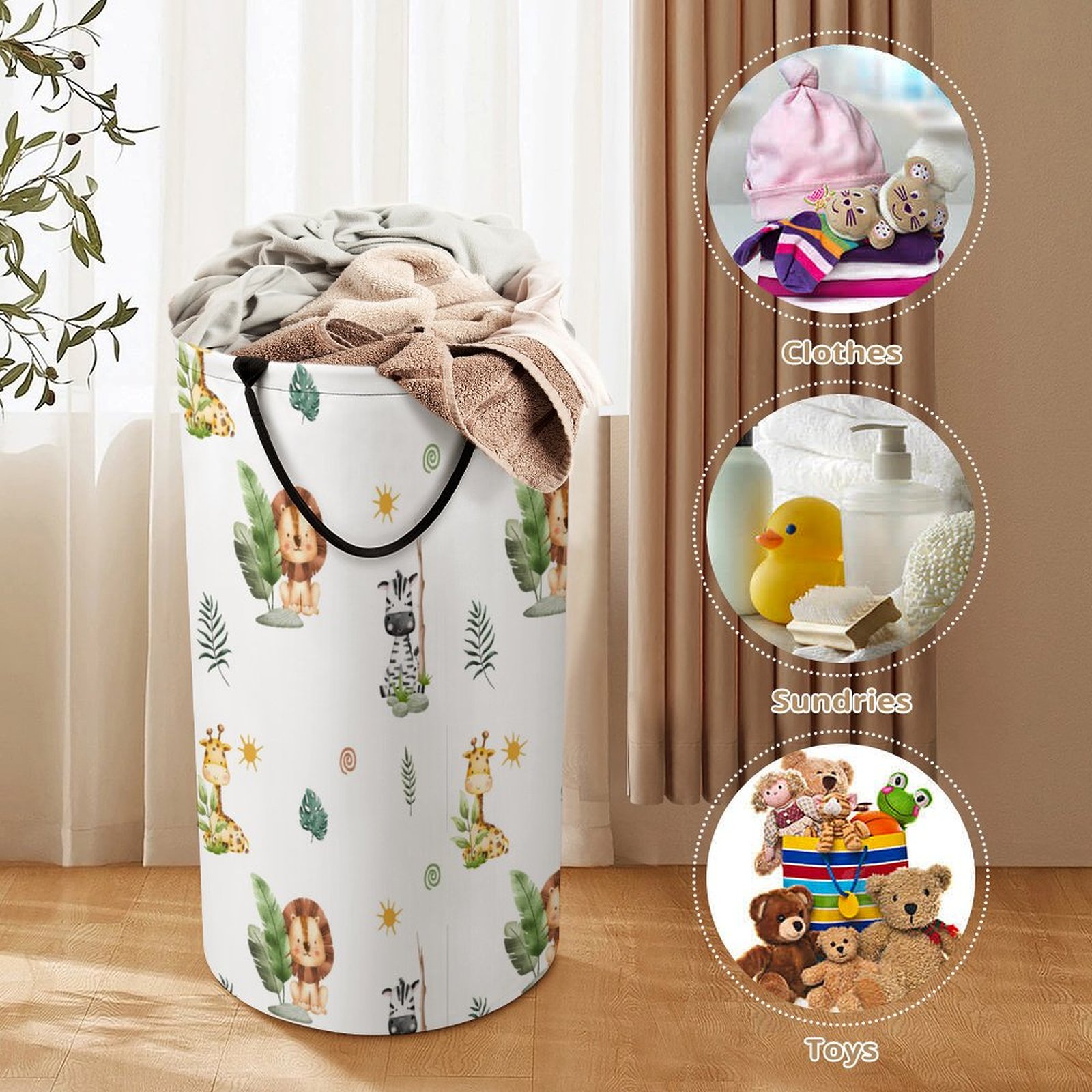 Safari Animals Toy / Laundry Hamper 4 Safari Animals Toy / Laundry Hamper - Image 4
