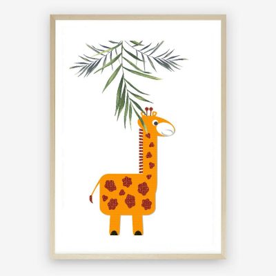 Printable Giraffe Nursery Wall Art